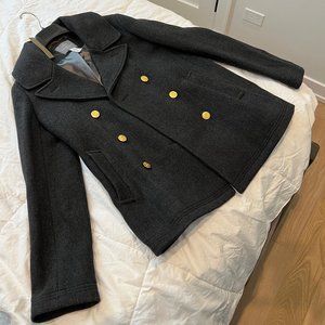 J. Crew Nello Gori Wool Majesty Pea Coat